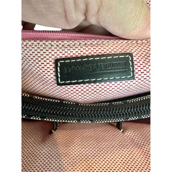 Dooney & Bourke Monogram Satchel Handbag Black/Gray …plus matching wallet - Picture 7 of 7